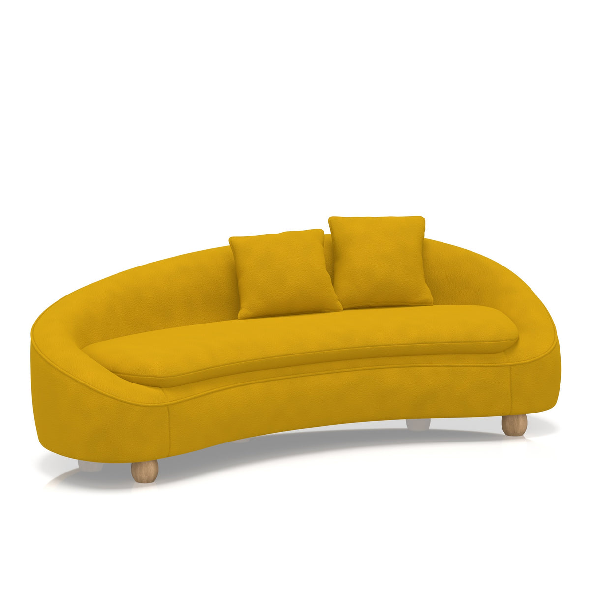 Mimi 3 Seater Curved Sofa