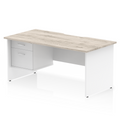  Grey Oak & White