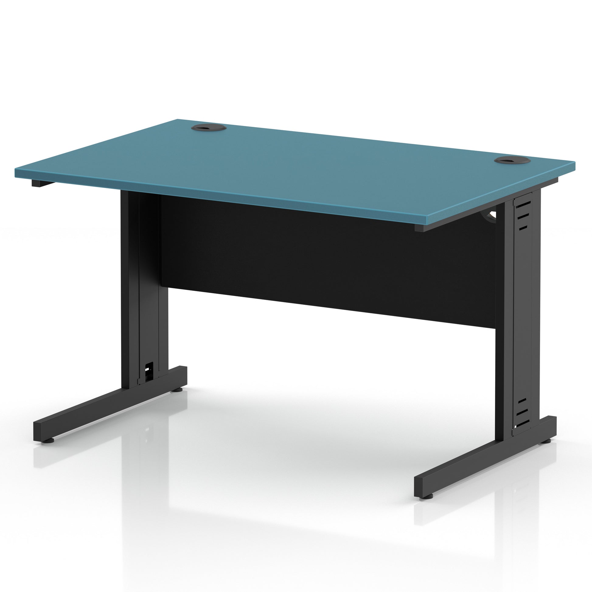 Impulse 1200mm Straight Desk Cable Managed Leg