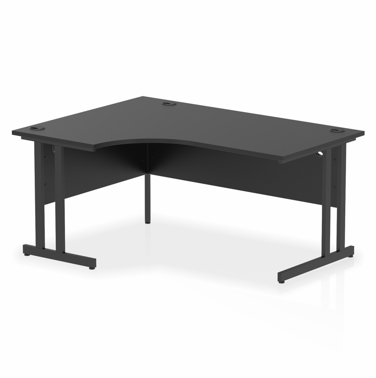 Impulse 1600mm Right Crescent Desk Cantilever Leg