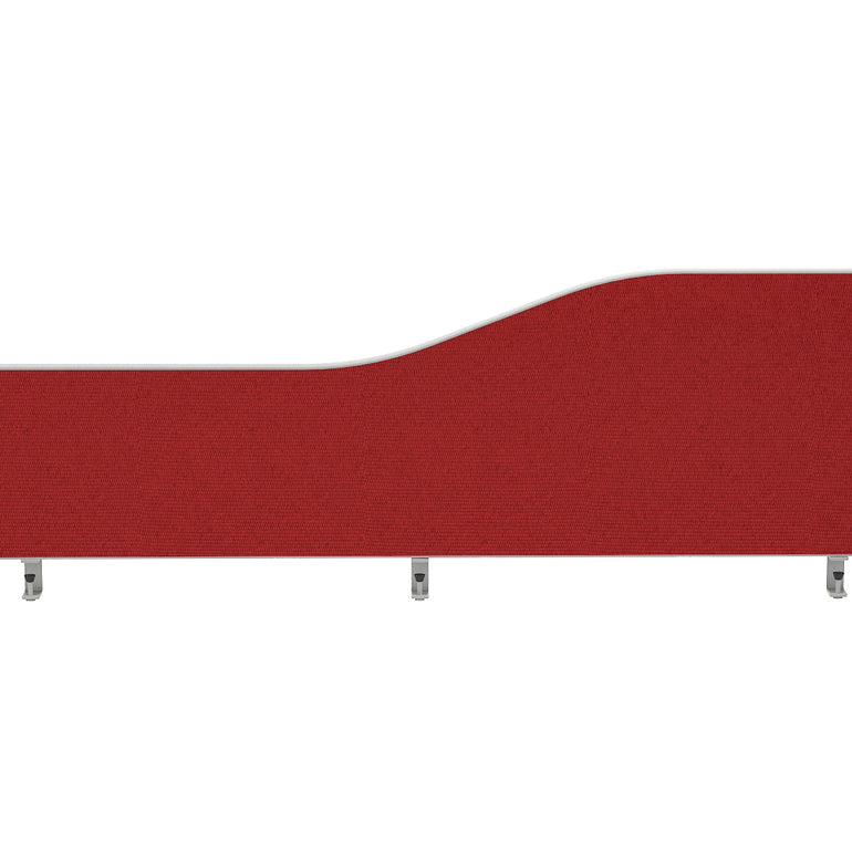 Impulse Plus Wave Screen With Rounded Corners - 400mm High