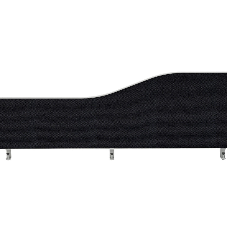 Impulse Plus Wave Screen With Rounded Corners - 400mm High