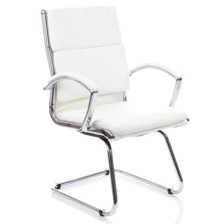 Classic Medium Back Cantilever Visitor Chair with Arms