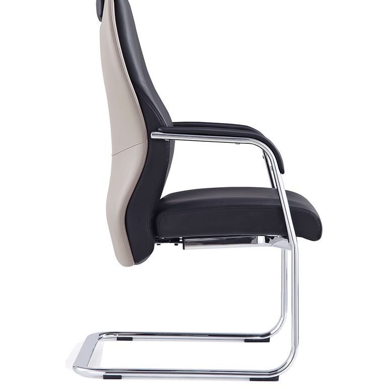 Mien High Back Leather Cantilever Visitor Office Chair