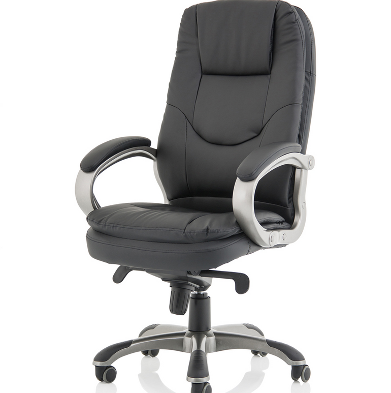 Oscar High Back Black Executive Office Chair with Arms