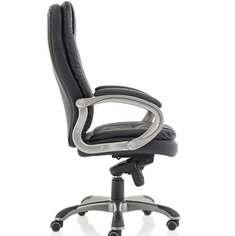 Oscar High Back Black Executive Office Chair with Arms