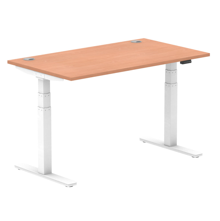 Air Height Adjustable Desk With Cable Ports