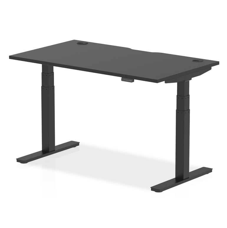 Air Height Adjustable Black Series Desk with Cable Ports