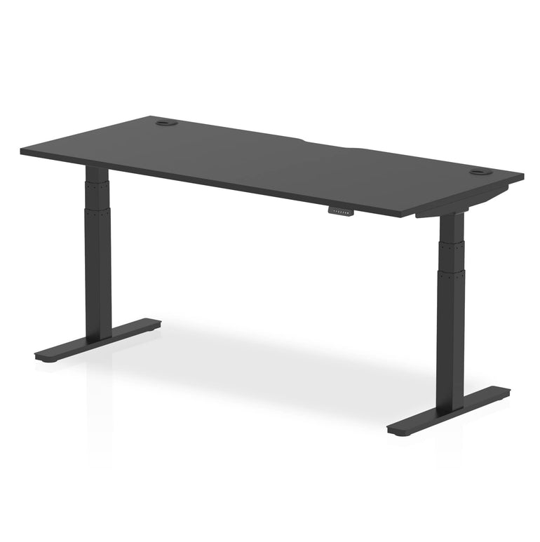Air Height Adjustable Black Series Desk with Cable Ports