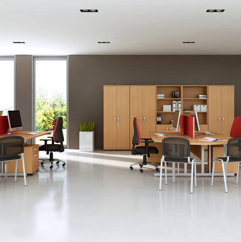 Impulse 1200mm Straight Desk Cantilever Leg