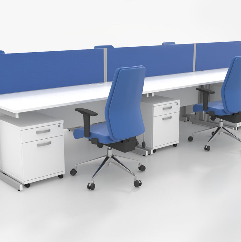 Impulse 1200mm Straight Desk Cantilever Leg