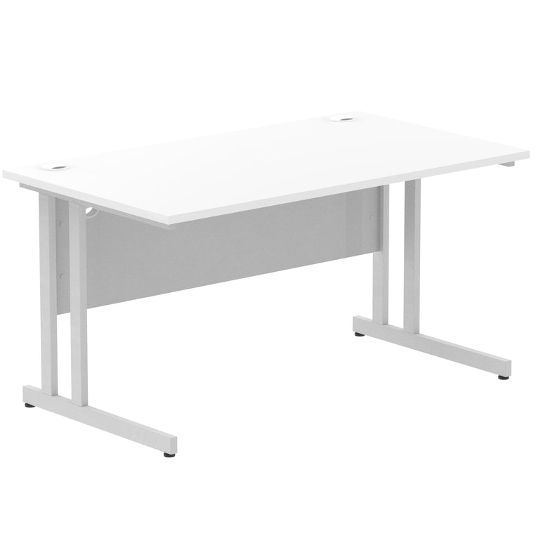 Impulse 1400mm Straight Desk Cantilever Leg