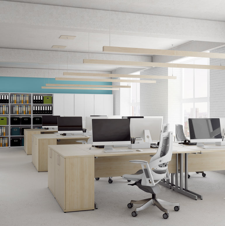 Impulse 1200mm Straight Desk Cantilever Leg