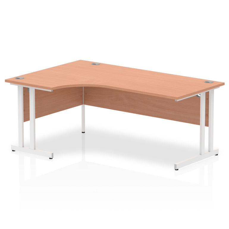Impulse 1800mm Left Crescent Desk Cantilever Leg
