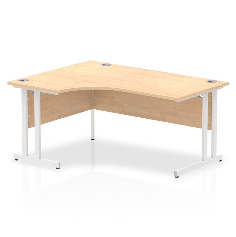 Impulse 1600mm Left Crescent Desk Cantilever Leg