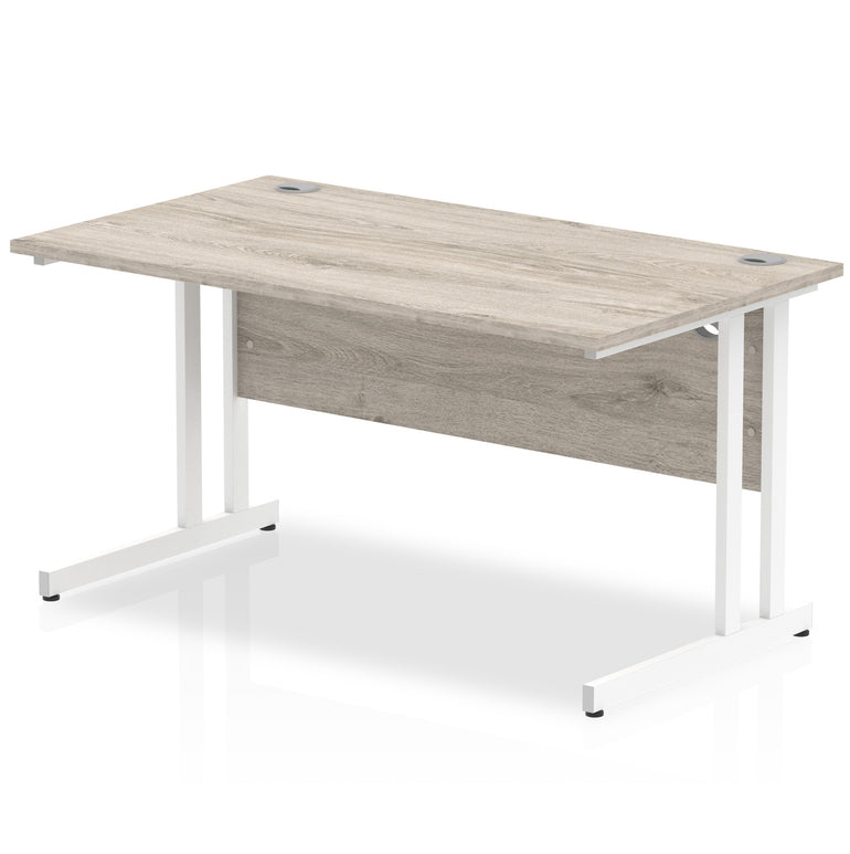 Impulse 1400mm Straight Desk Cantilever Leg