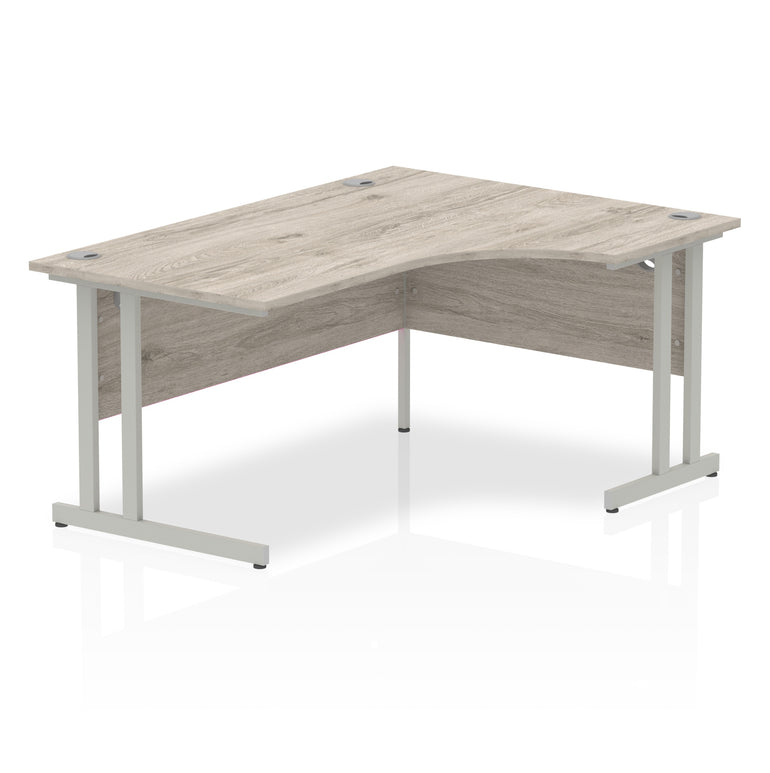 Impulse 1600mm Right Crescent Desk Cantilever Leg