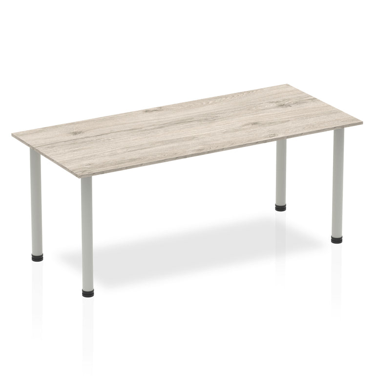 Impulse 1800mm Straight Table With Post Leg