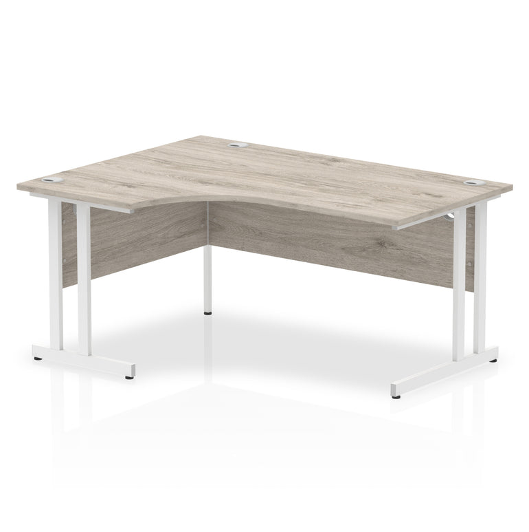 Impulse 1600mm Left Crescent Desk Cantilever Leg