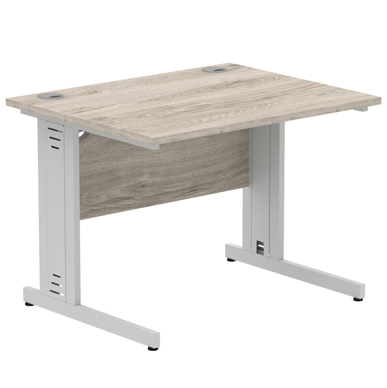 Impulse 1000mm Straight Desk Cable Managed Leg