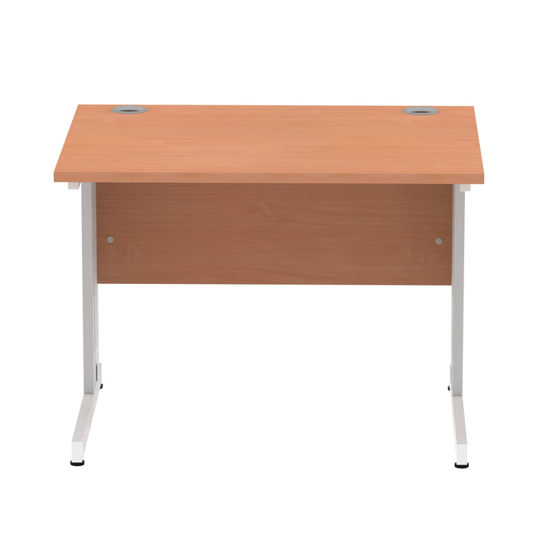 Impulse 1000mm Straight Desk Cable Managed Leg