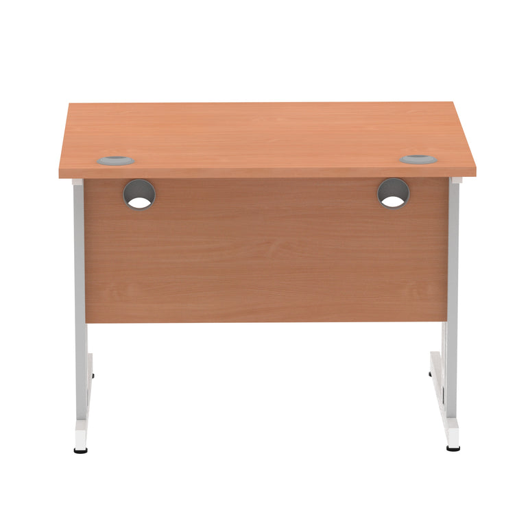 Impulse 1000mm Straight Desk Cable Managed Leg