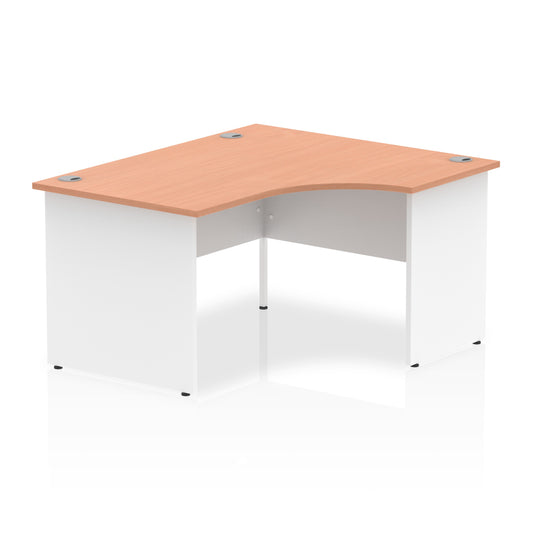 Impulse 1400mm Right Crescent Desk Panel End Leg