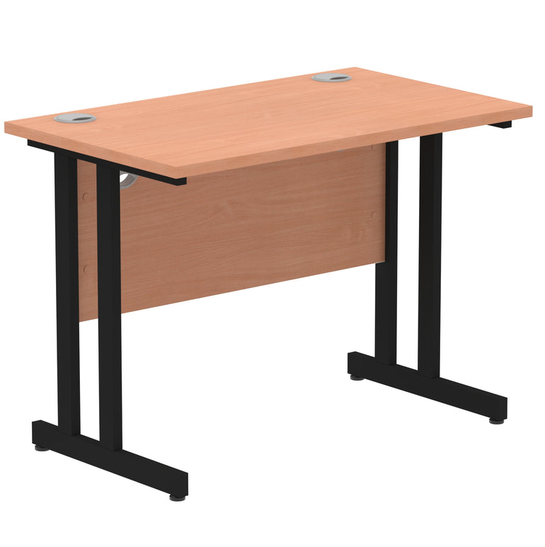 Impulse 1000mm Slimline Desk Cantilever Leg