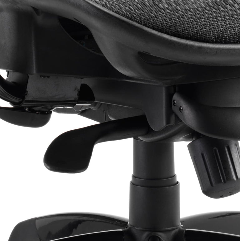 Stealth Shadow High Mesh Back Ergonomic Posture Chair with Arms