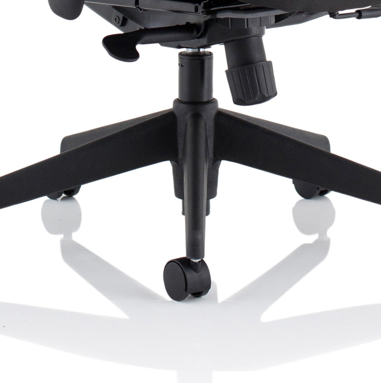 Denver High Mesh Back Black Task Operator Office Chair with Arms