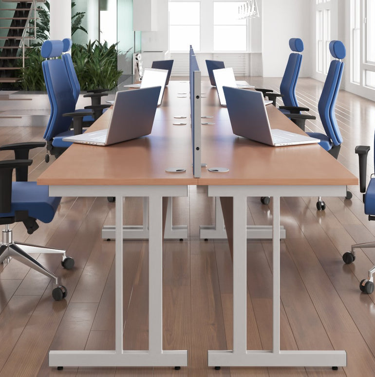 Impulse 1000mm Slimline Desk Cantilever Leg