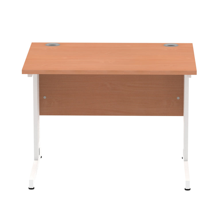 Impulse 1000mm Straight Desk Cable Managed Leg