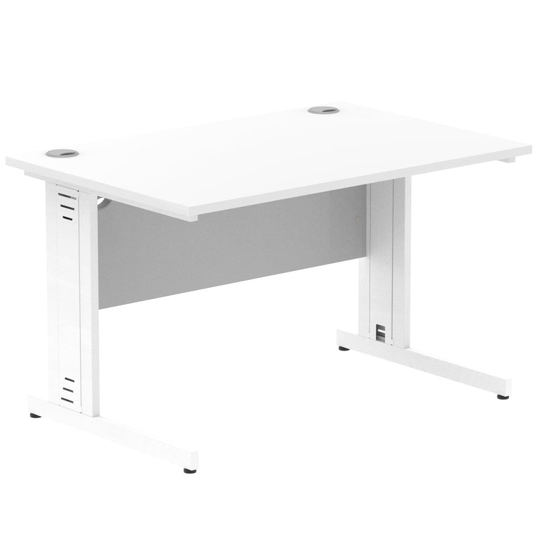 Impulse 1200mm Straight Desk Cable Managed Leg