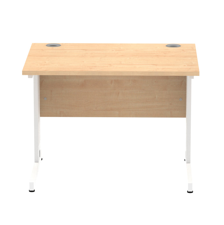 Impulse 1000mm Straight Desk Cable Managed Leg