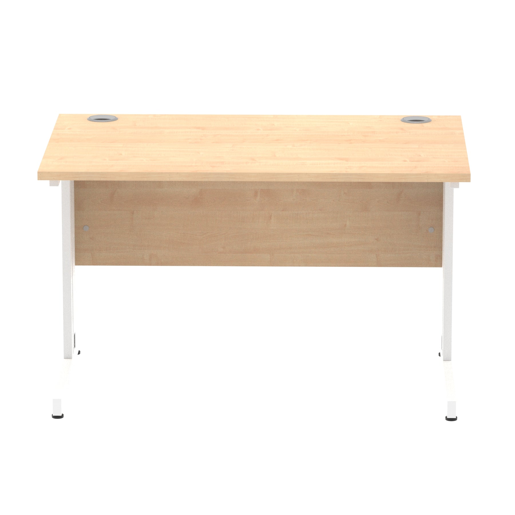 Impulse 1200mm Straight Desk Cable Managed Leg