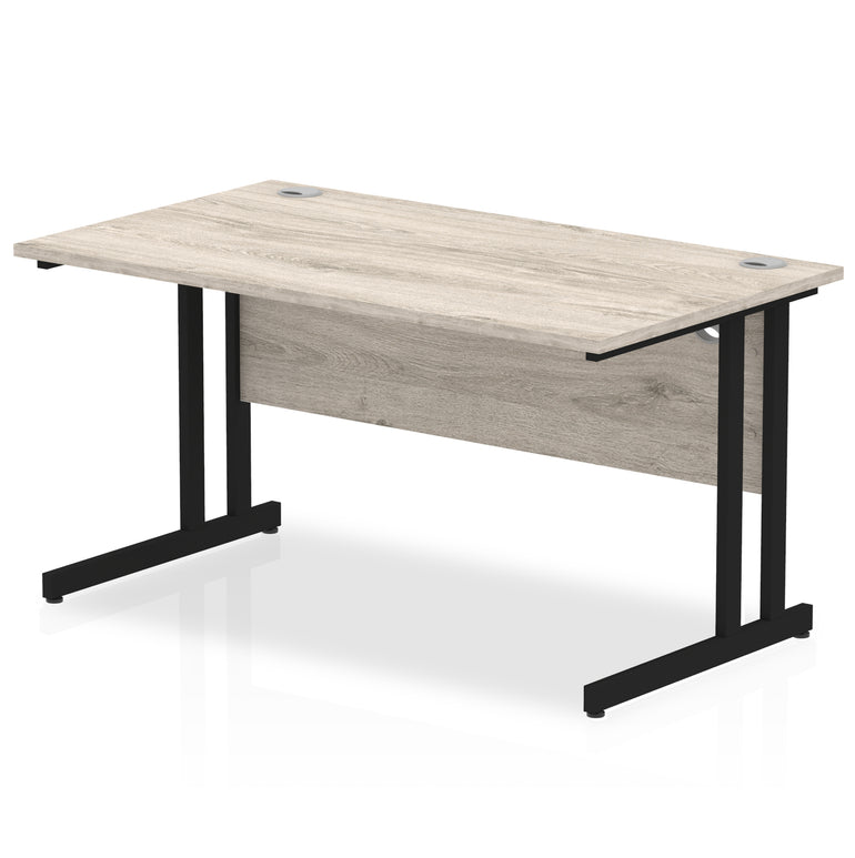 Impulse 1400mm Straight Desk Cantilever Leg