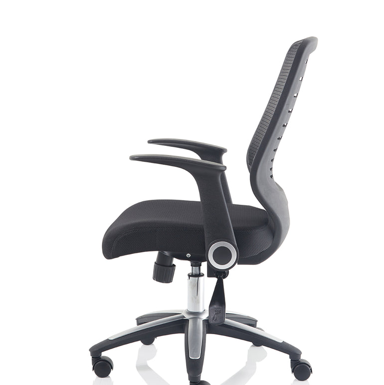 Relay Medium Mesh Back Task Operator Office Chair with Arms
