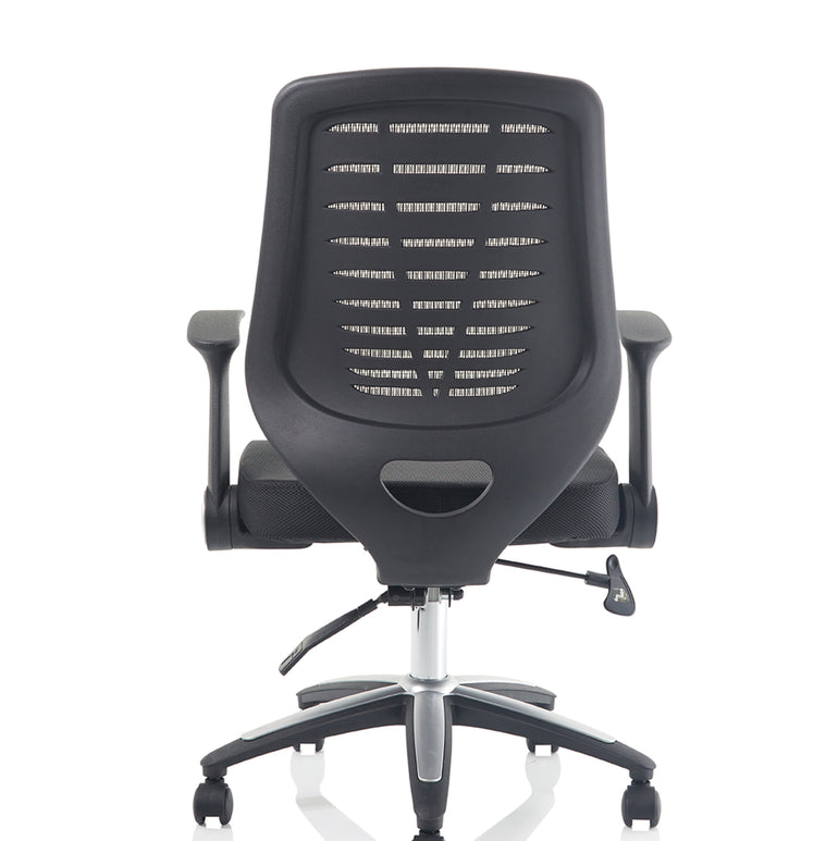 Relay Medium Mesh Back Task Operator Office Chair with Arms