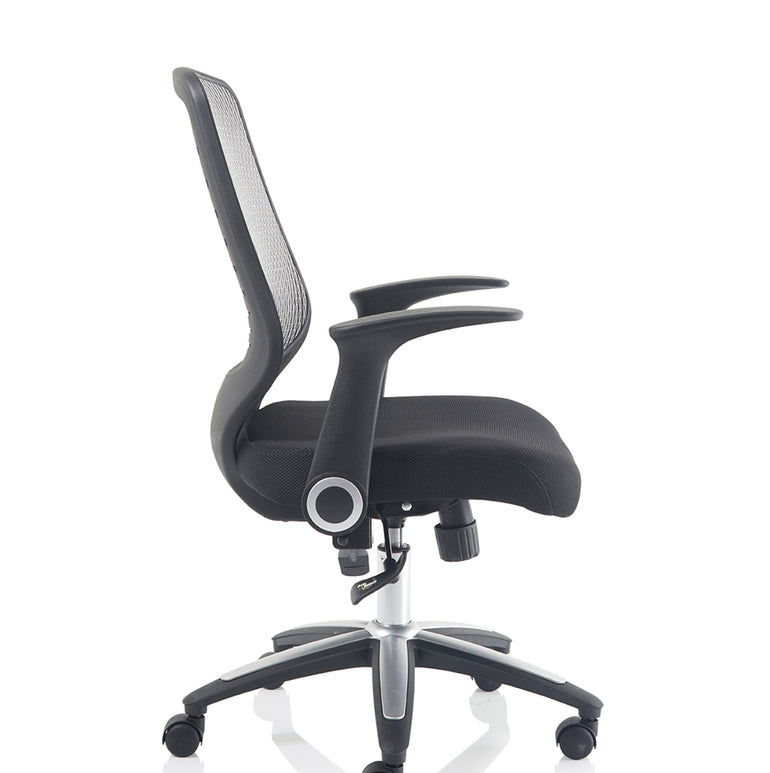 Relay Medium Mesh Back Task Operator Office Chair with Arms