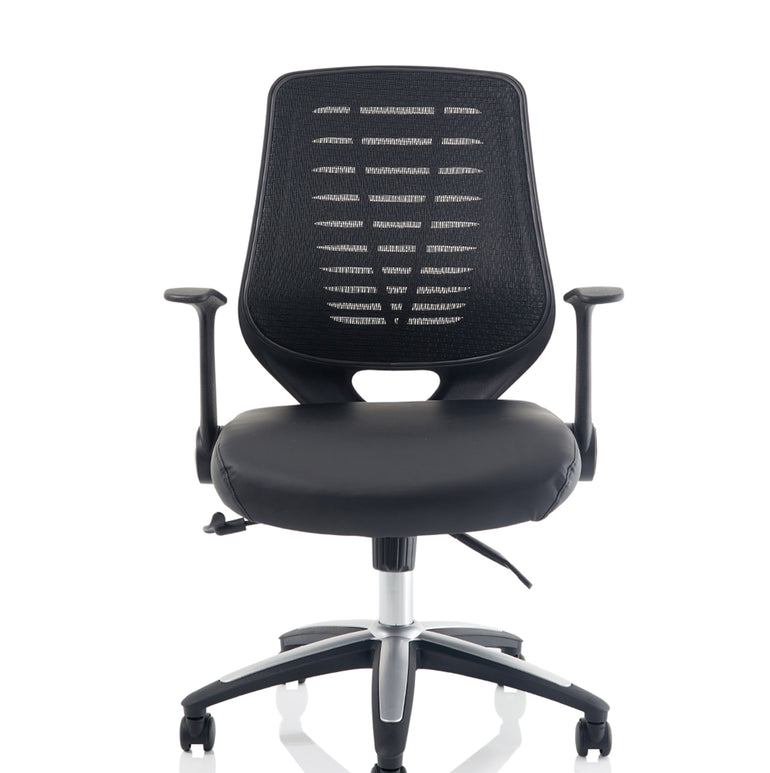 Relay Medium Mesh Back Task Operator Office Chair with Arms