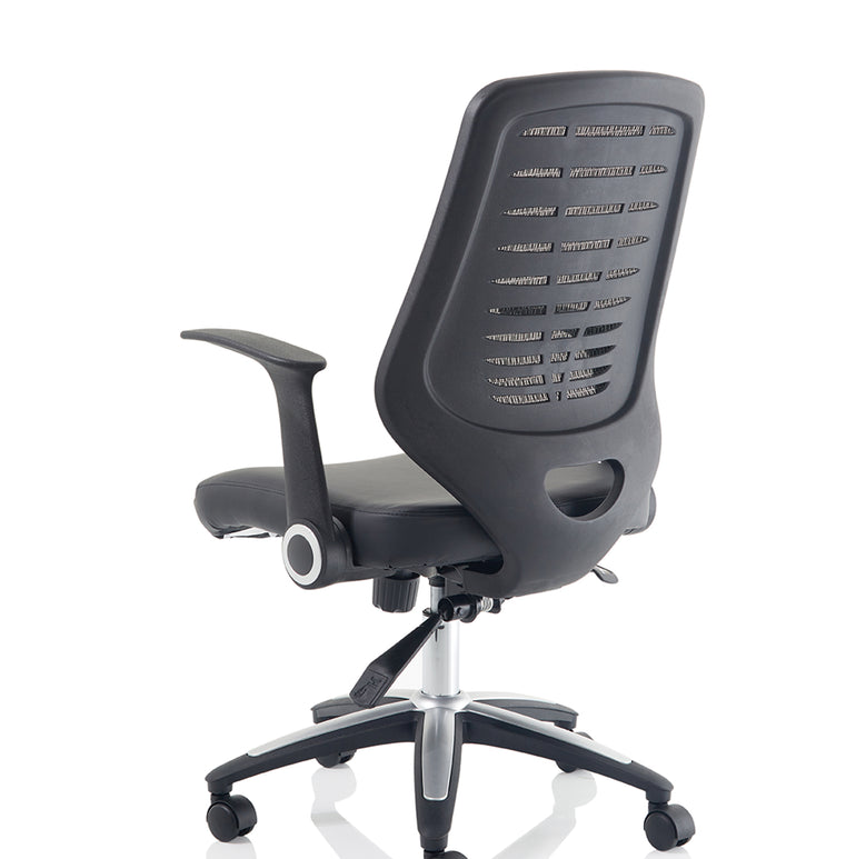 Relay Medium Mesh Back Task Operator Office Chair with Arms