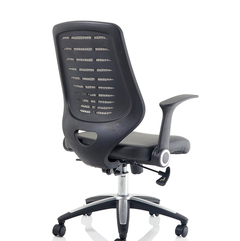 Relay Medium Mesh Back Task Operator Office Chair with Arms