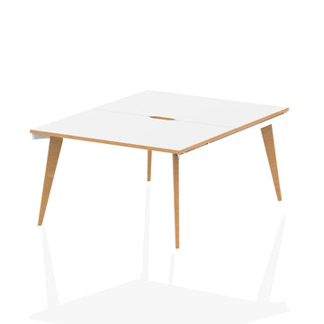 White/Natural Wood
