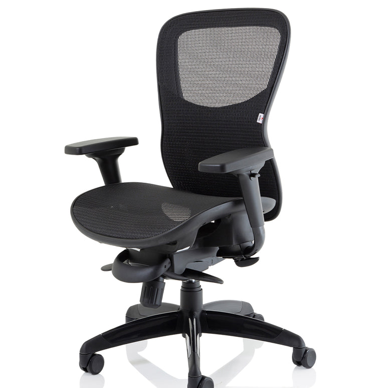 Stealth Shadow High Mesh Back Ergonomic Posture Chair with Arms