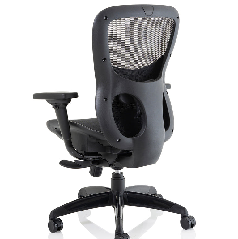 Stealth Shadow High Mesh Back Ergonomic Posture Chair with Arms