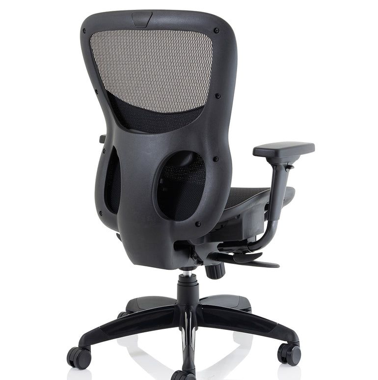 Stealth Shadow High Mesh Back Ergonomic Posture Chair with Arms